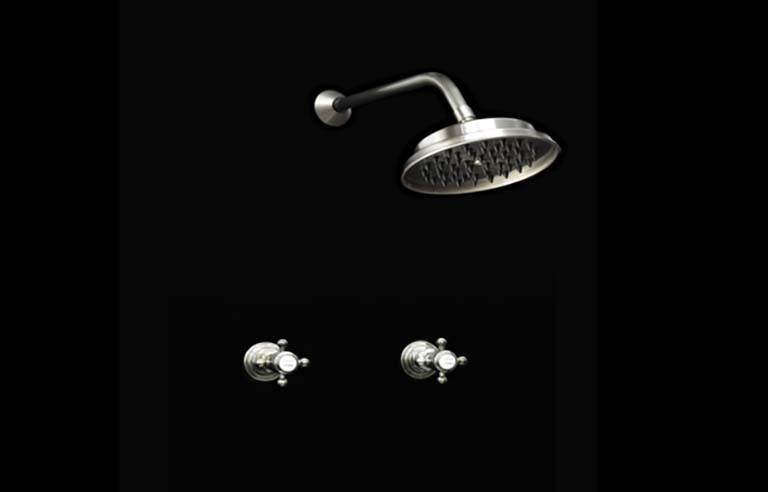 Ducha dos llaves y lluvia