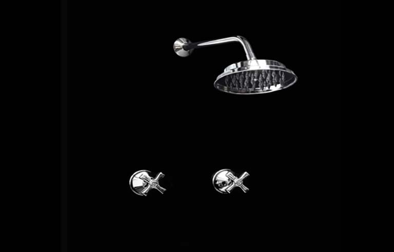 Ducha dos llaves y lluvia