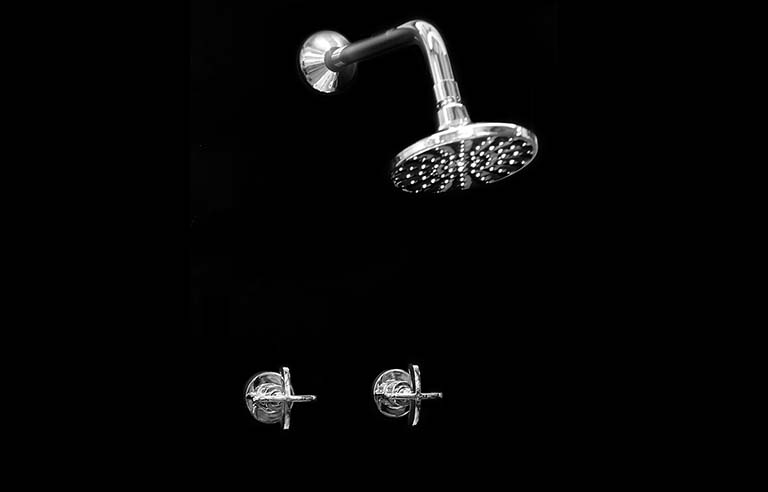Ducha dos llaves y lluvia