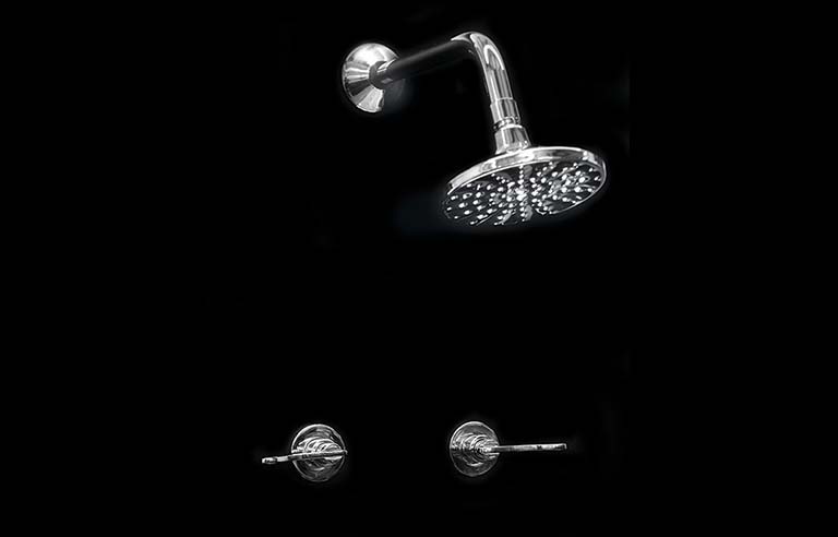 Ducha dos llaves y lluvia lever