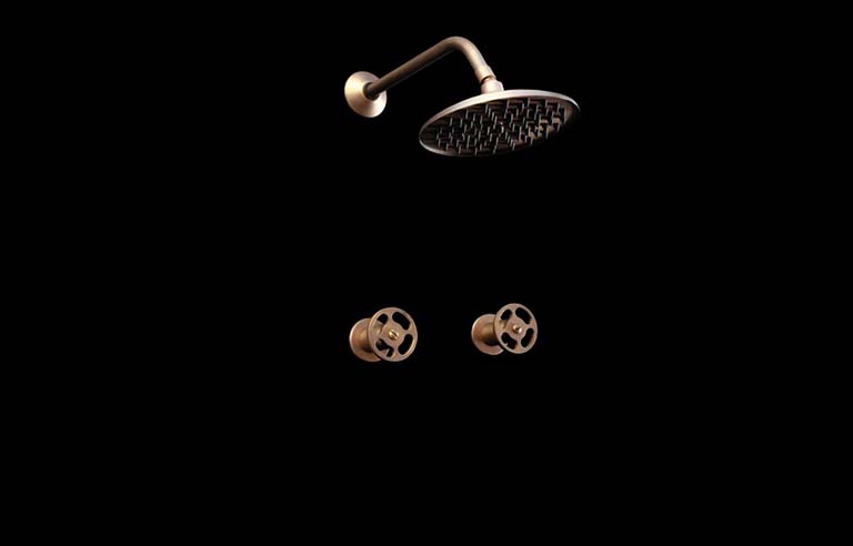 Ducha dos llaves y lluvia