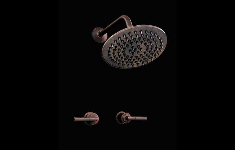 Ducha dos llaves y lluvia hover